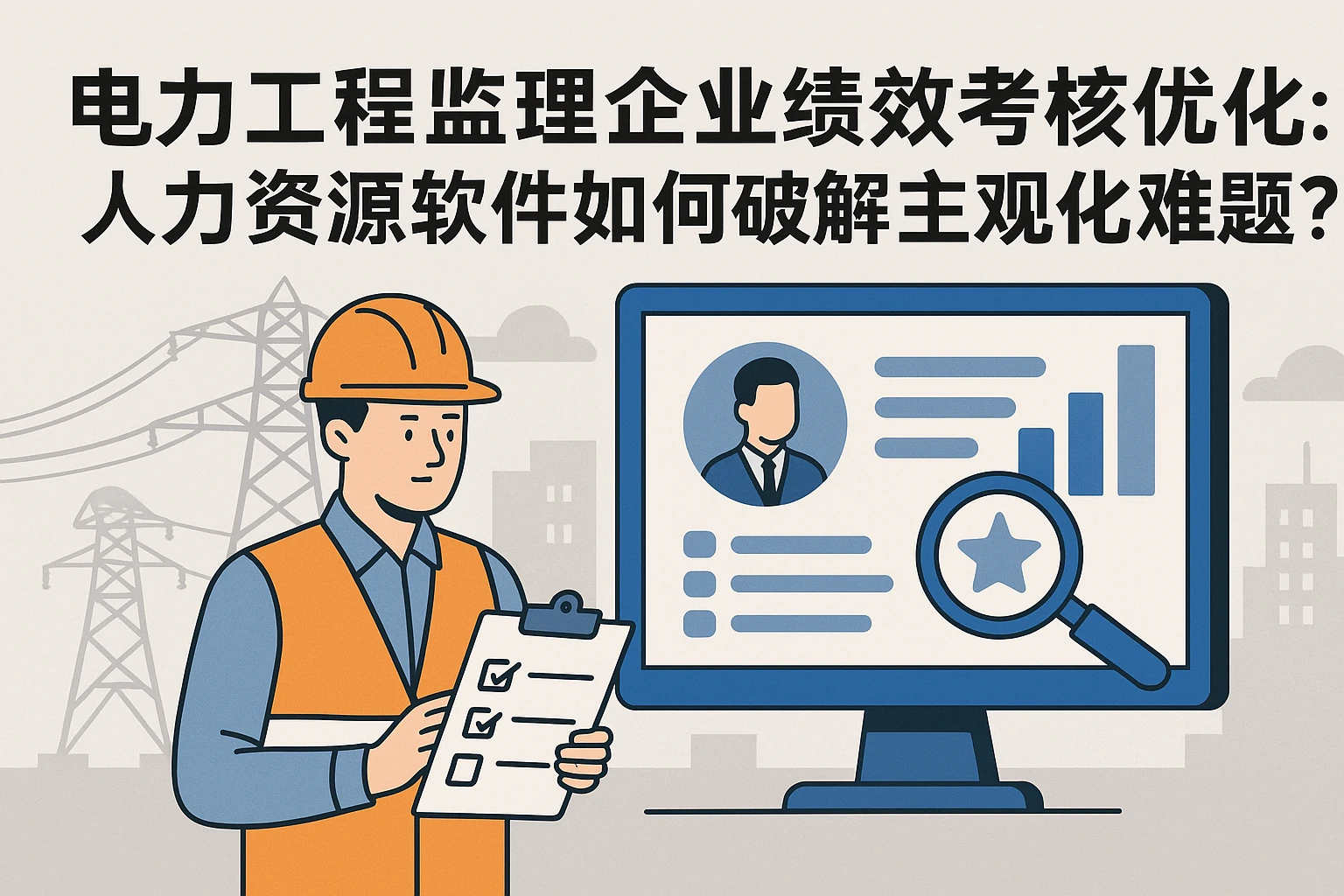 电力工程监理企业绩效考核优化：人力资源软件如何破解主观化难题？