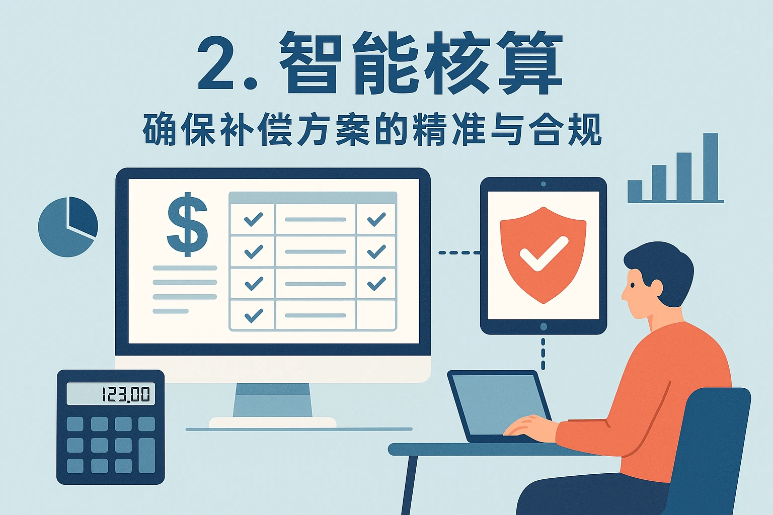 2. 智能核算：确保补偿方案的精准与合规