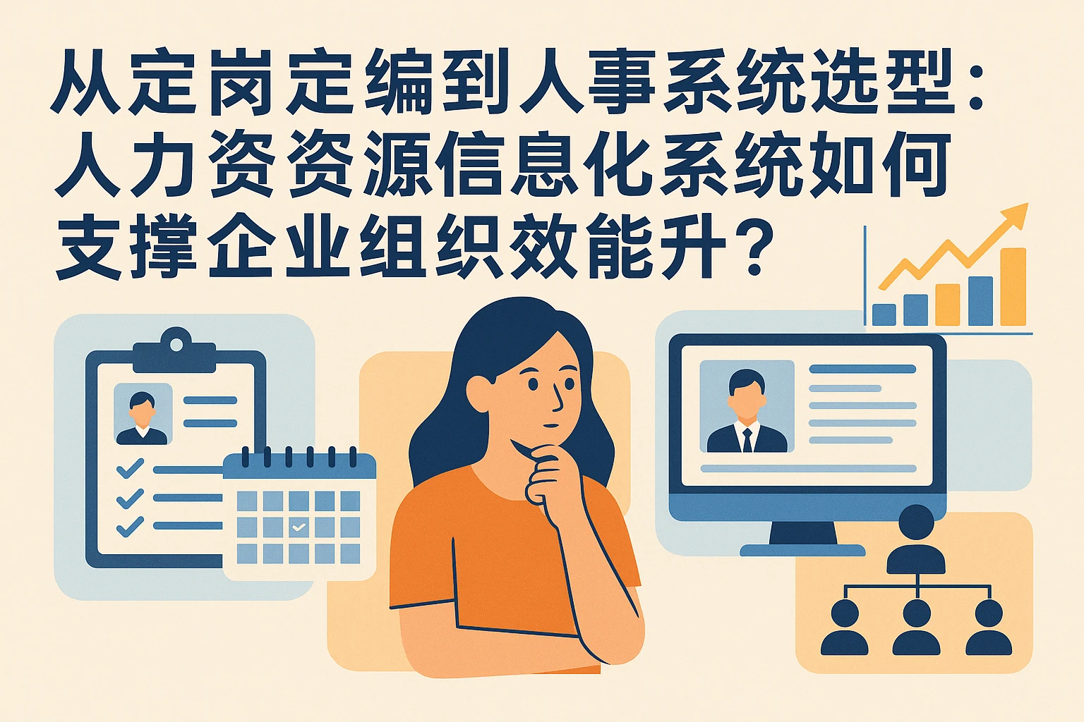 从定岗定编到人事系统选型：人力资源信息化系统如何支撑企业组织效能提升？