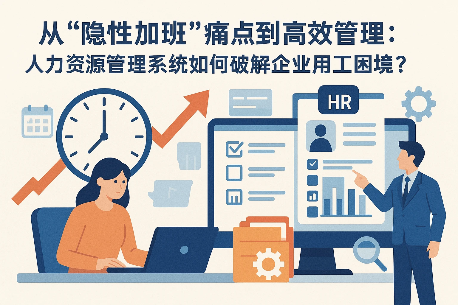 从“隐性加班”痛点到高效管理：人力资源管理系统如何破解企业用工困境？