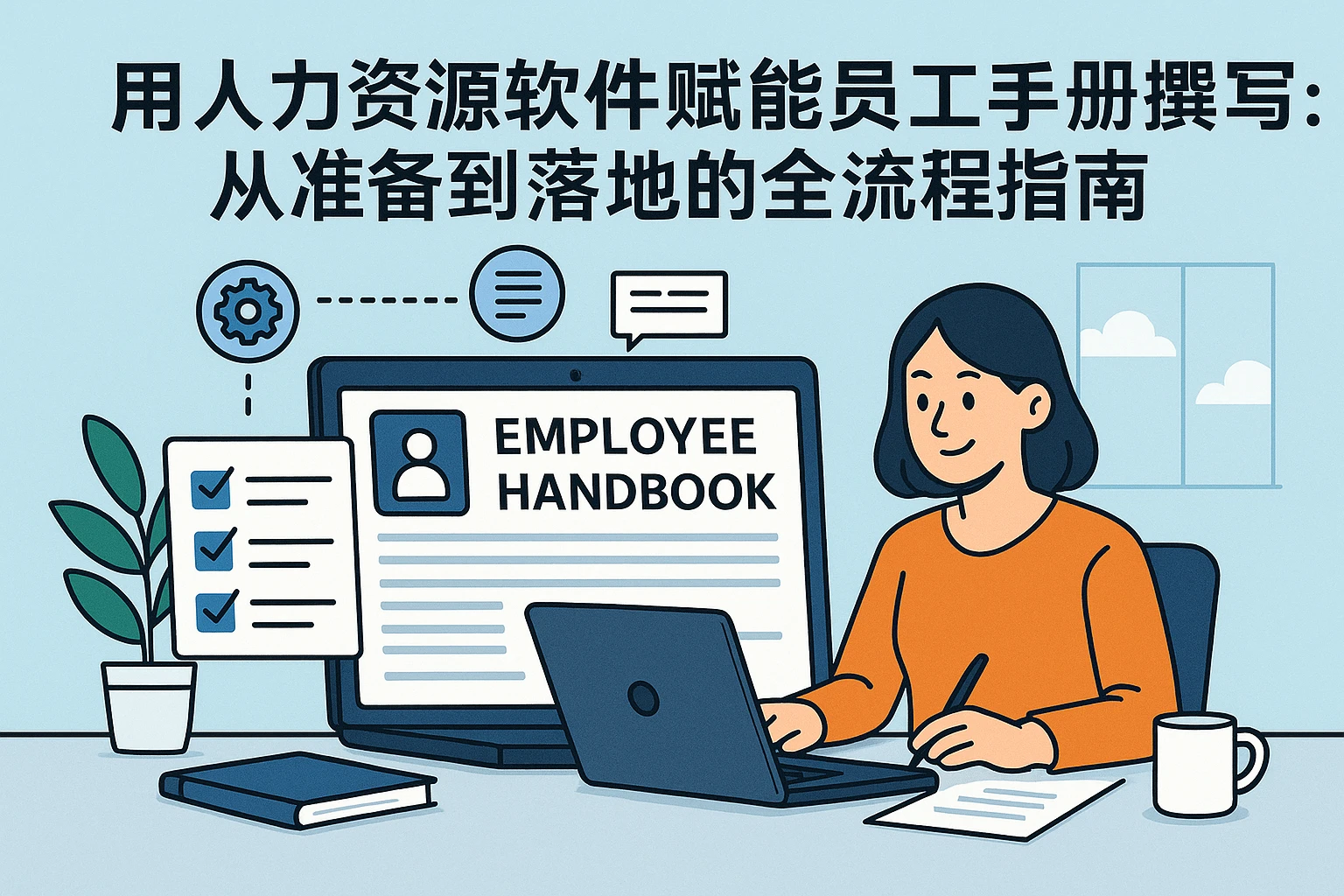 用人力资源软件赋能员工手册撰写：从准备到落地的全流程指南