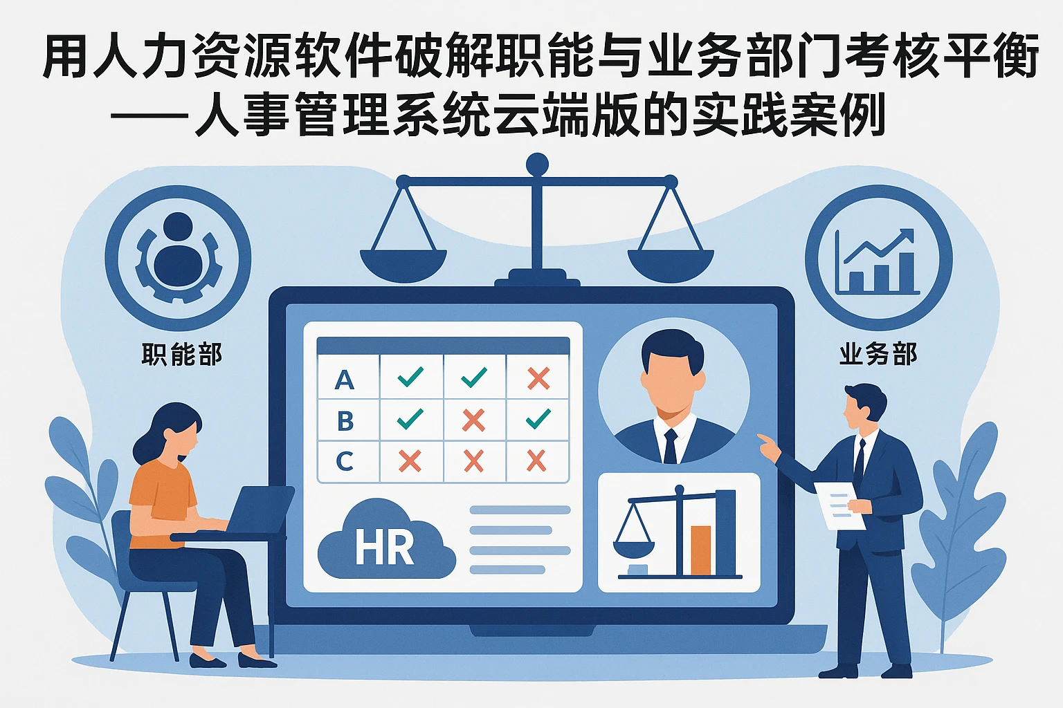 用人力资源软件破解职能与业务部门考核平衡难题——人事管理系统云端版的实践案例