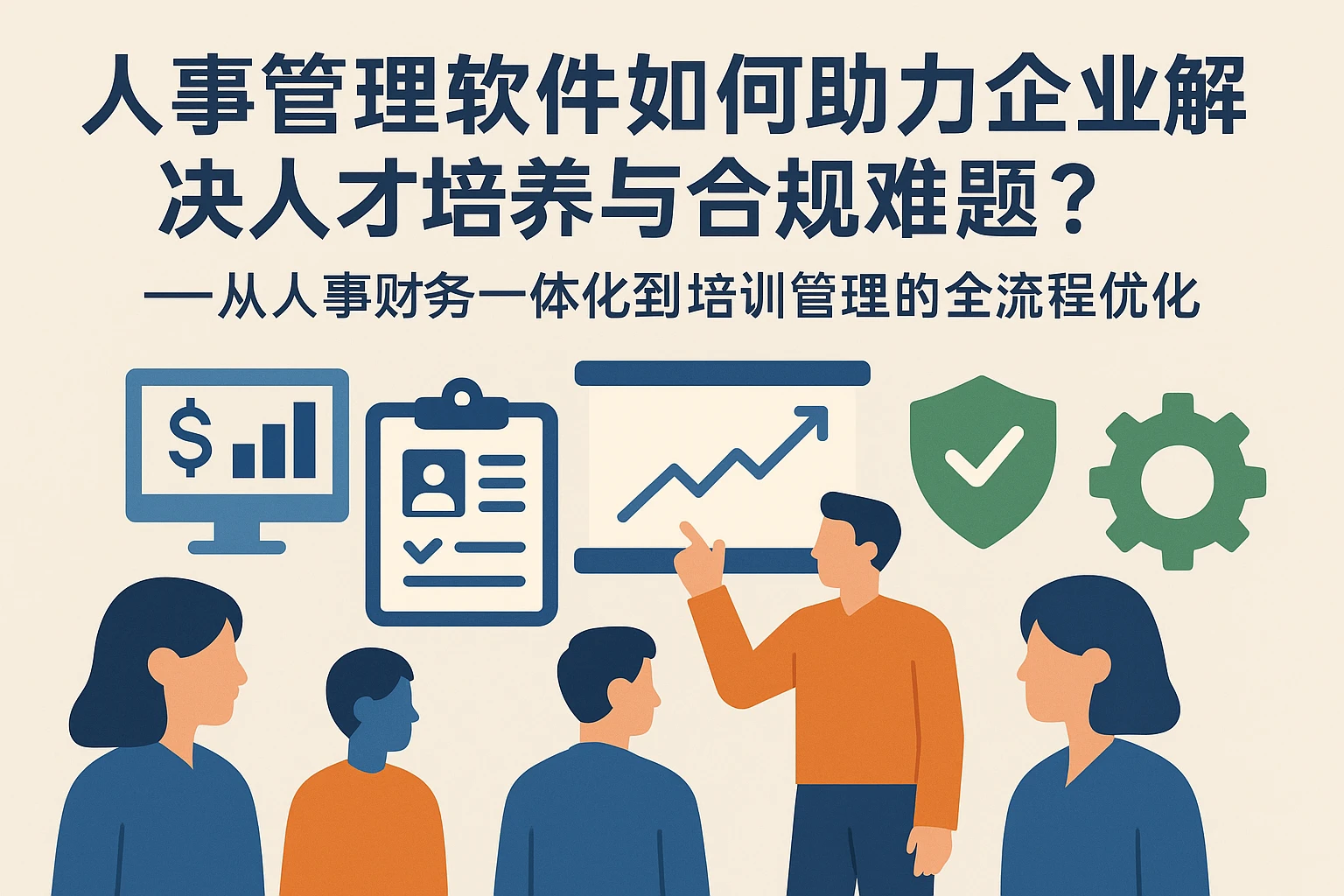 人事管理软件如何助力企业解决人才培养与合规难题？——从人事财务一体化到培训管理的全流程优化