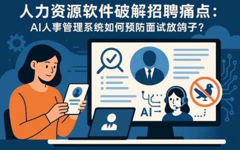 人力资源软件破解招聘痛点：AI人事管理系统如何预防面试放鸽子？
