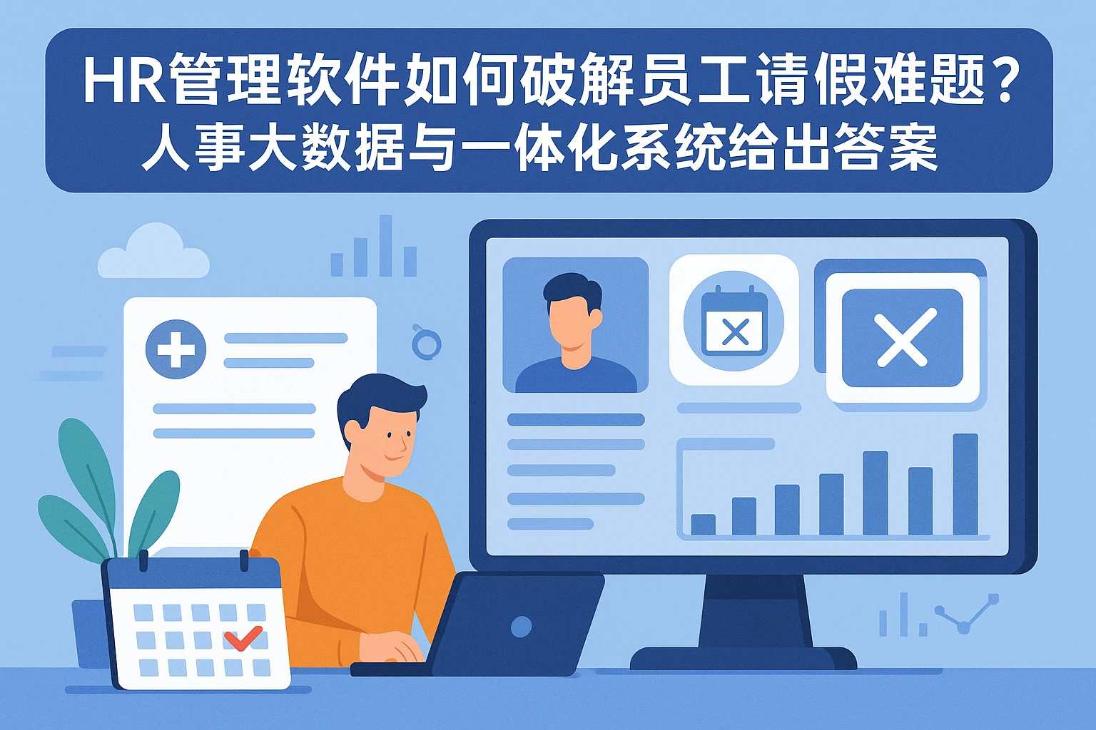 HR管理软件如何破解员工请假难题？人事大数据与一体化系统给出答案