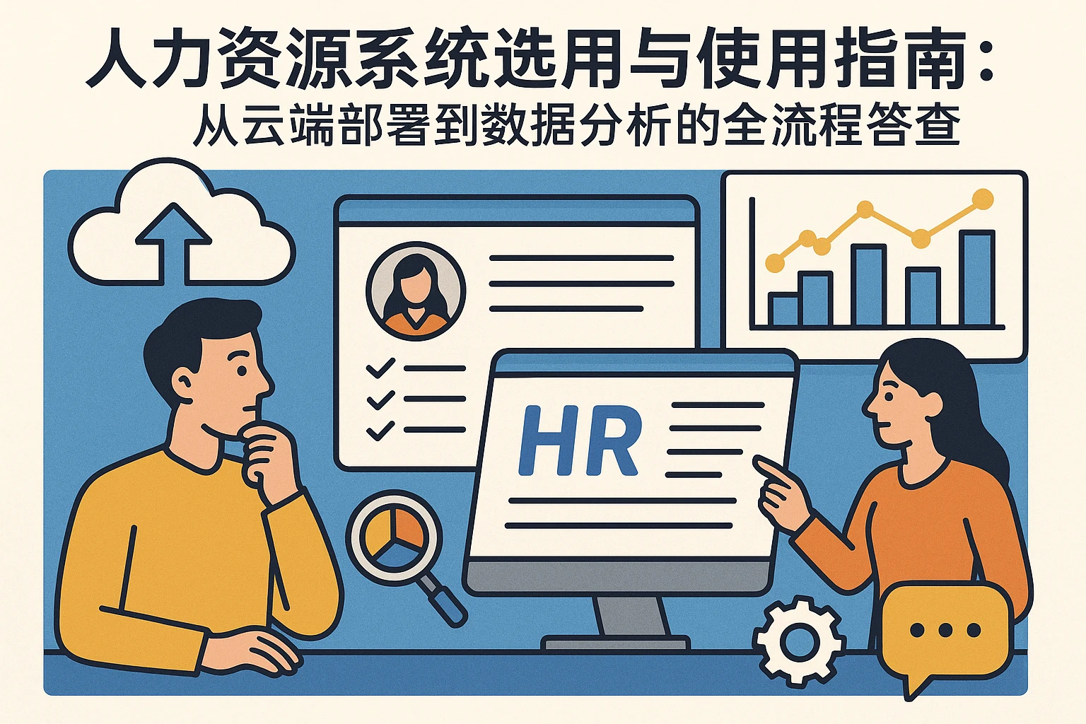 人力资源系统选型与使用指南：从云端部署到数据分析的全流程解答