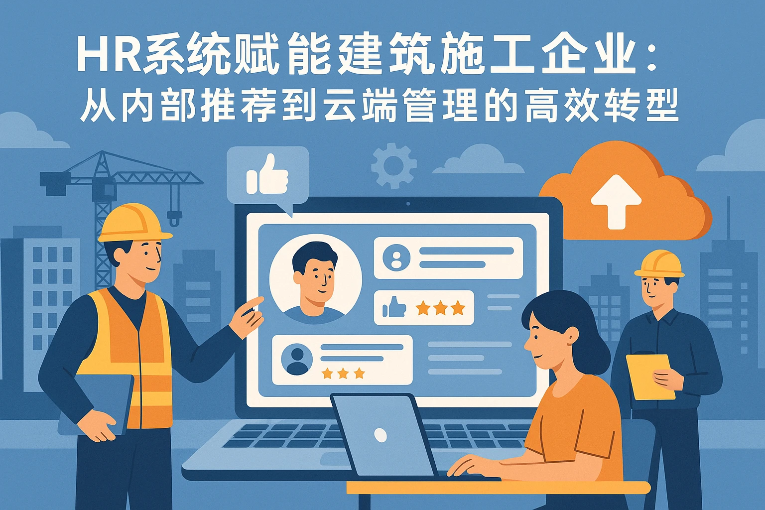 HR系统赋能建筑施工企业：从内部推荐到云端管理的高效转型