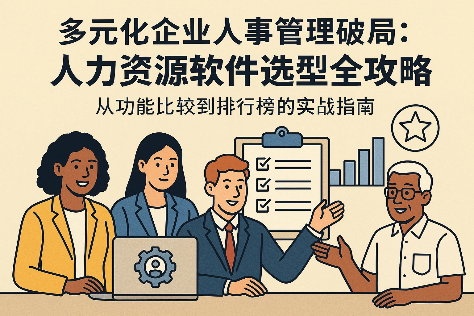 多元化企业人事管理破局：人力资源软件选型全攻略——从功能比较到排行榜的实战指南