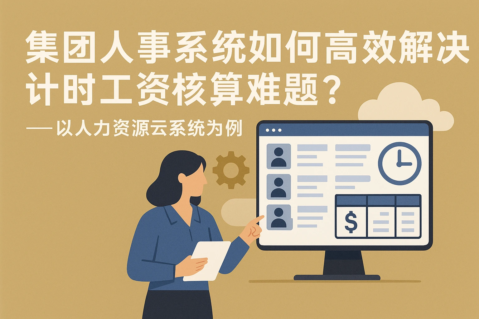 集团人事系统如何高效解决计时工资核算难题？——以人力资源云系统为例