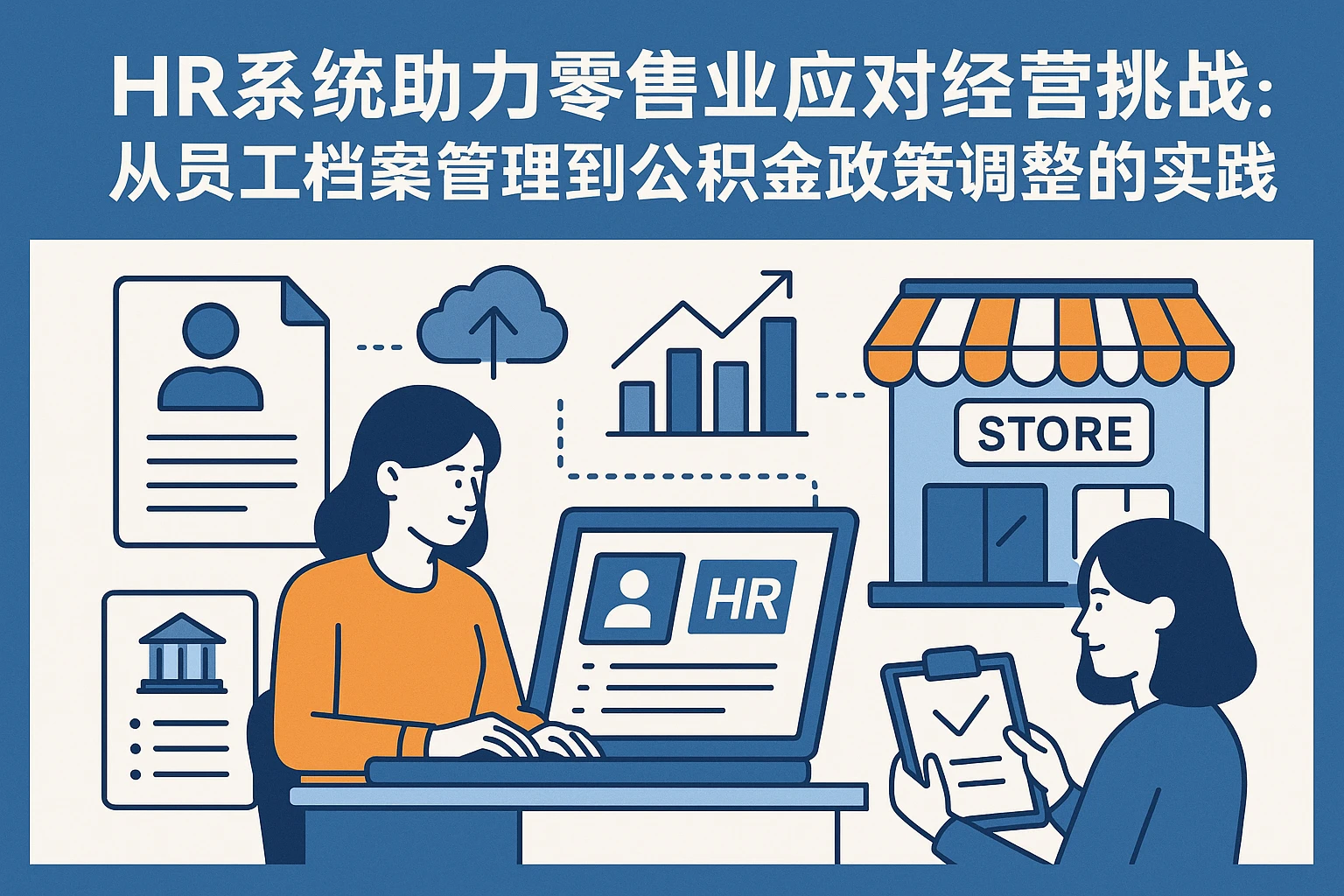 HR系统助力零售业应对经营挑战：从员工档案管理到公积金政策调整的实践