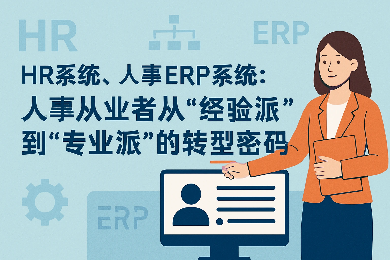 HR系统、人事ERP系统：人事从业者从“经验派”到“专业派”的转型密码