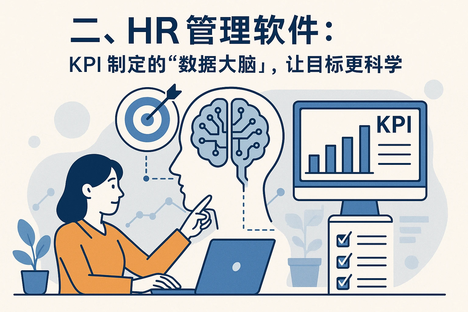 二、HR管理软件：KPI制定的“数据大脑”，让目标更科学