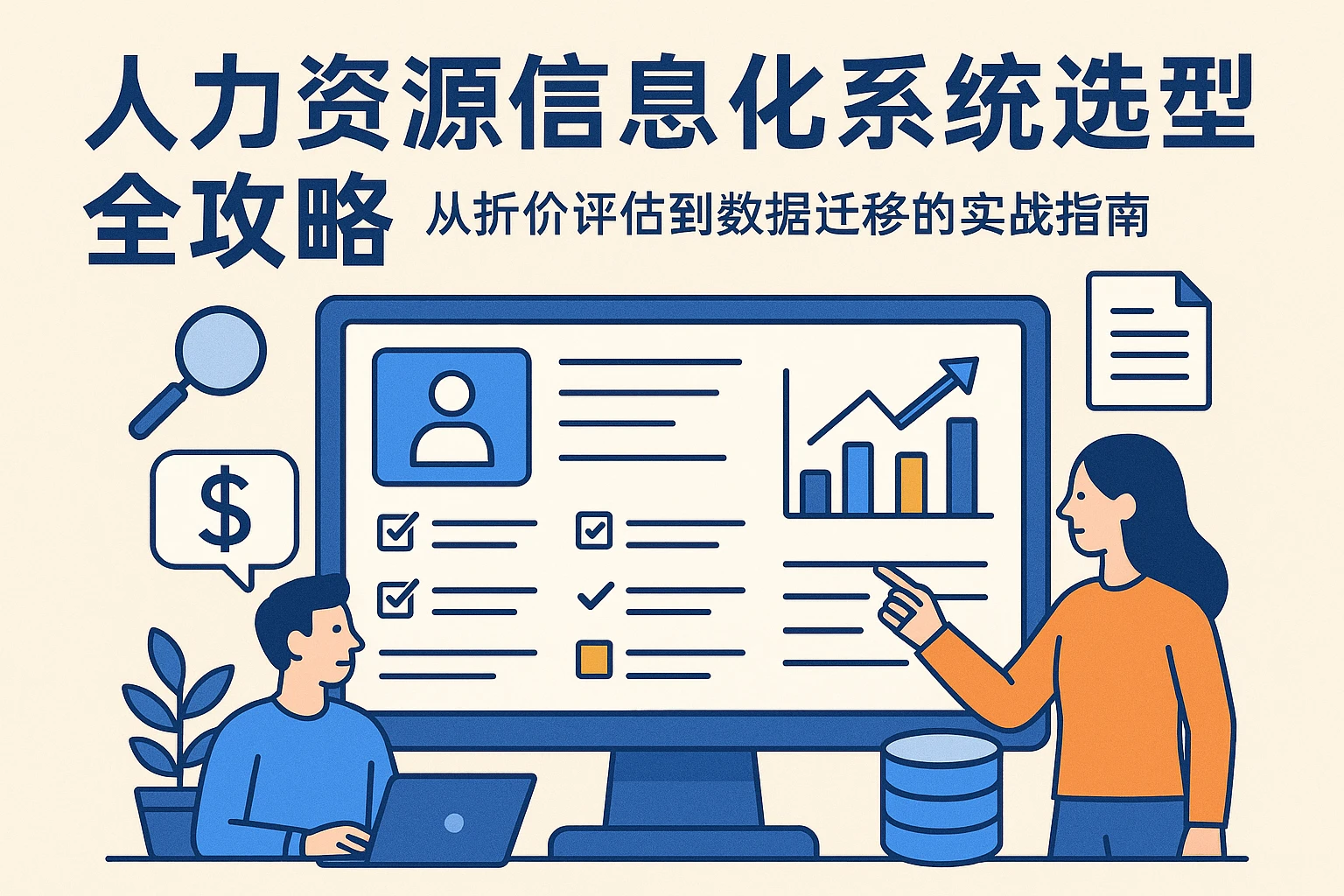 人力资源信息化系统选型全攻略：从报价评估到数据迁移的实战指南