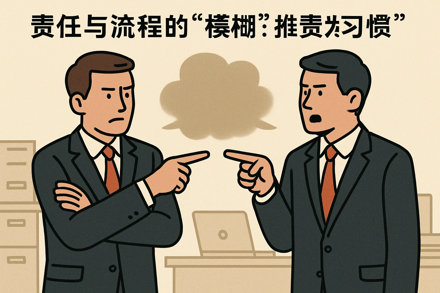 2. 责任与流程的“模糊”：推责成为“习惯”