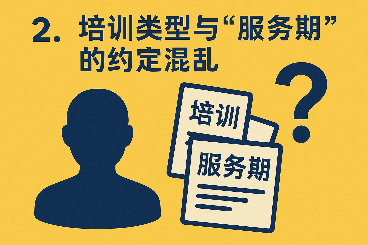 2. 培训类型与“服务期”的约定混乱