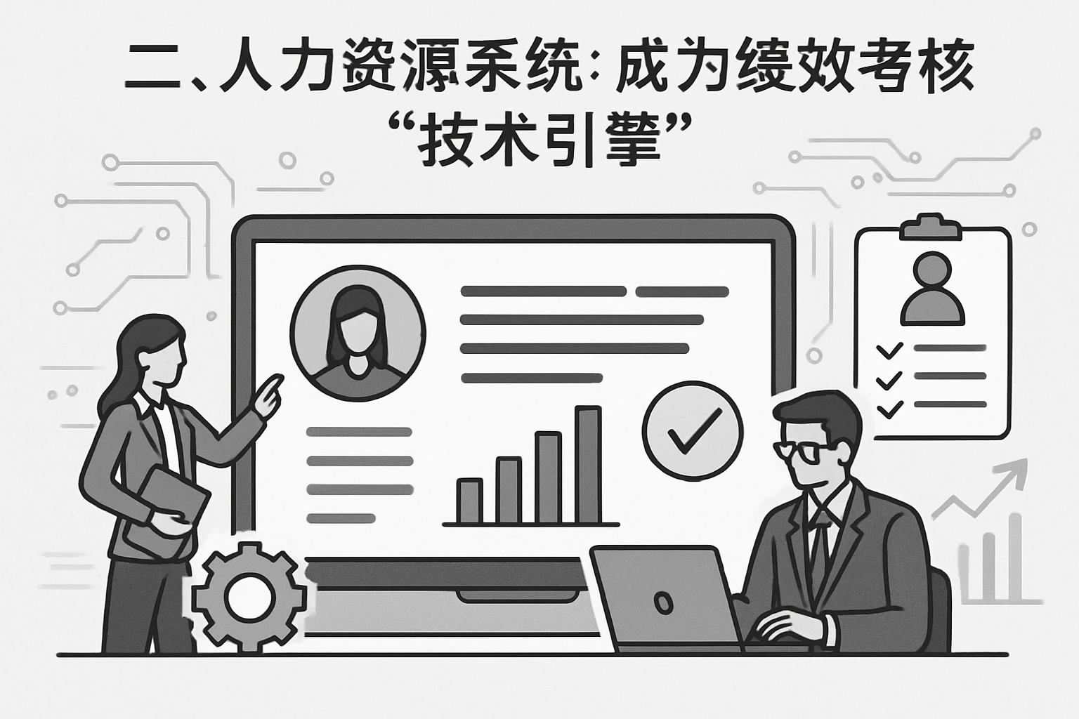 二、人力资源系统：成为绩效考核的“技术引擎”