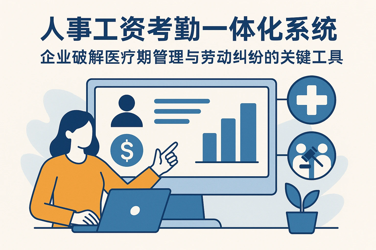 人事工资考勤一体化系统：企业破解医疗期管理与劳动纠纷的关键工具