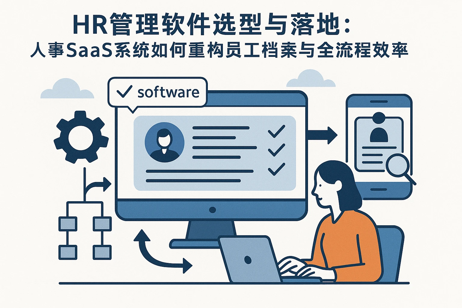 HR管理软件选型与落地：人事SaaS系统如何重构员工档案与全流程效率