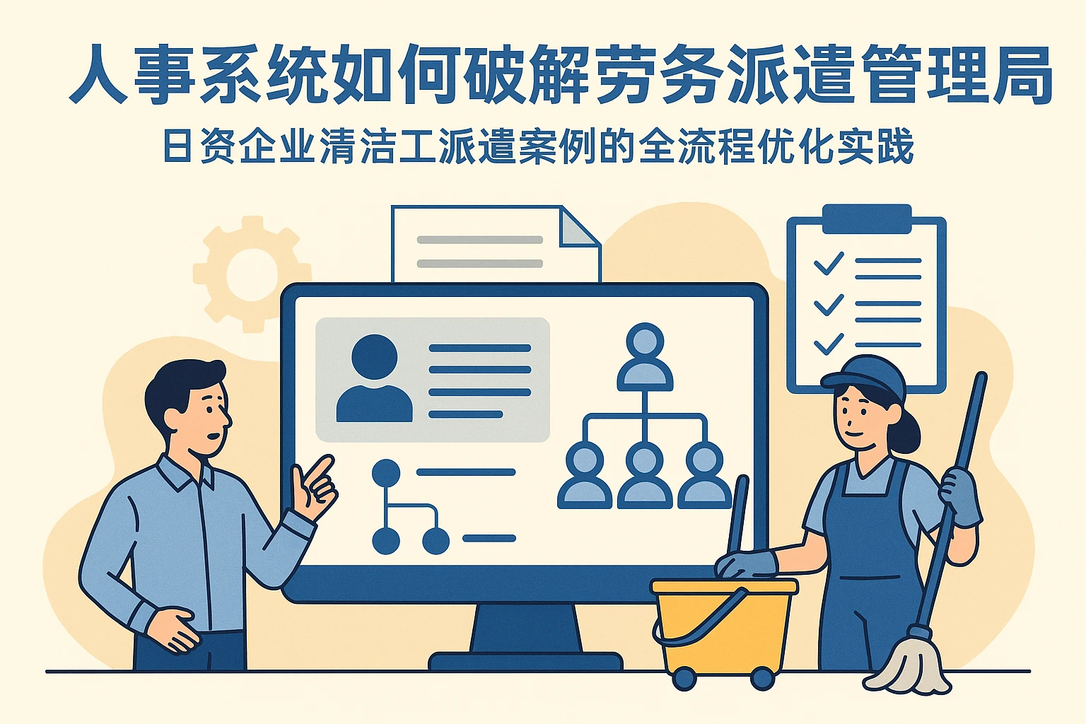 人事系统如何破解劳务派遣管理困局？日资企业清洁工派遣案例的全流程优化实践
