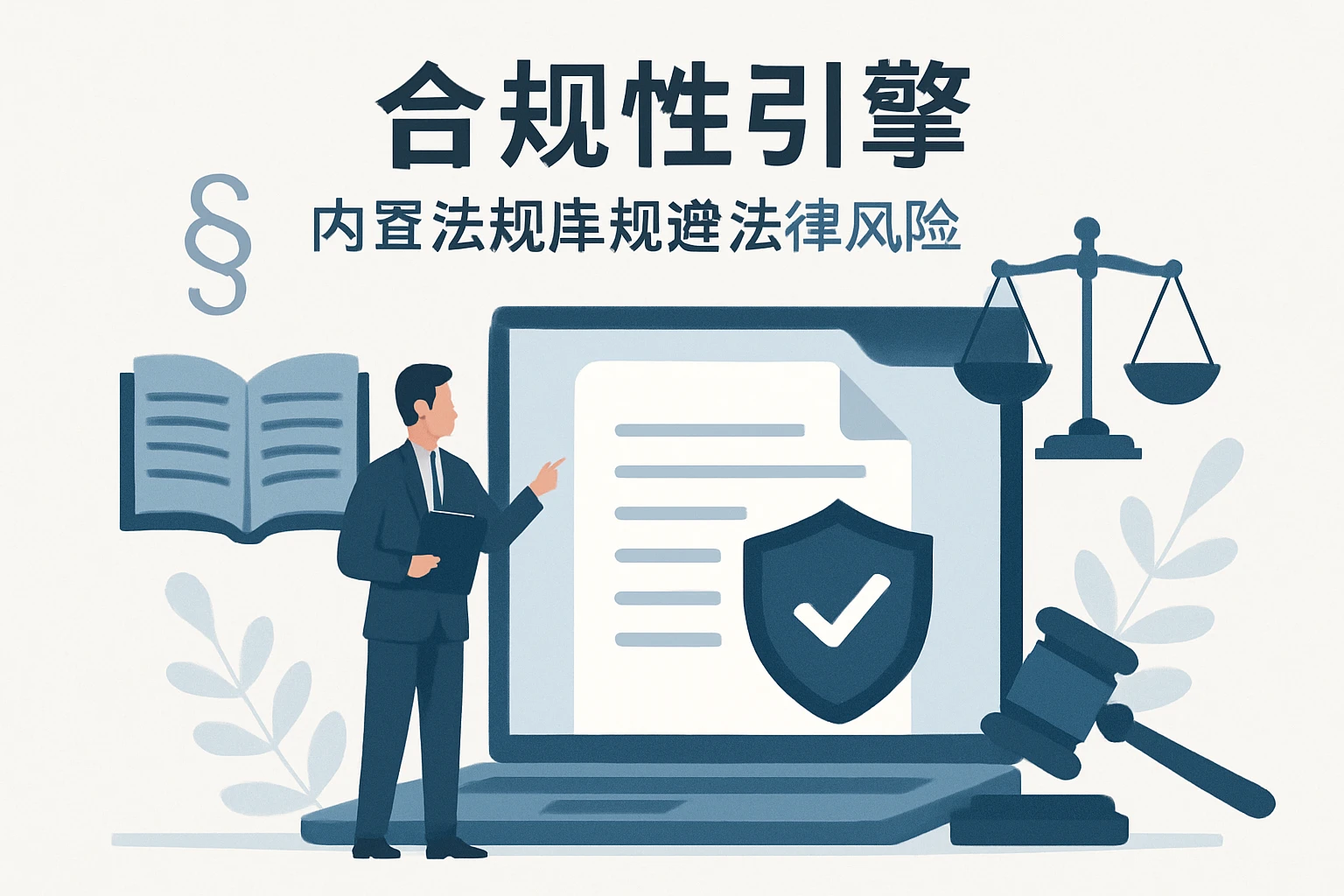 2. 合规性引擎：内置法规库规避法律风险