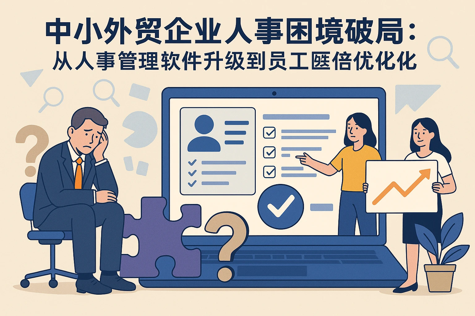 中小外贸企业人事困境破局：从人事管理软件升级到员工体验优化
