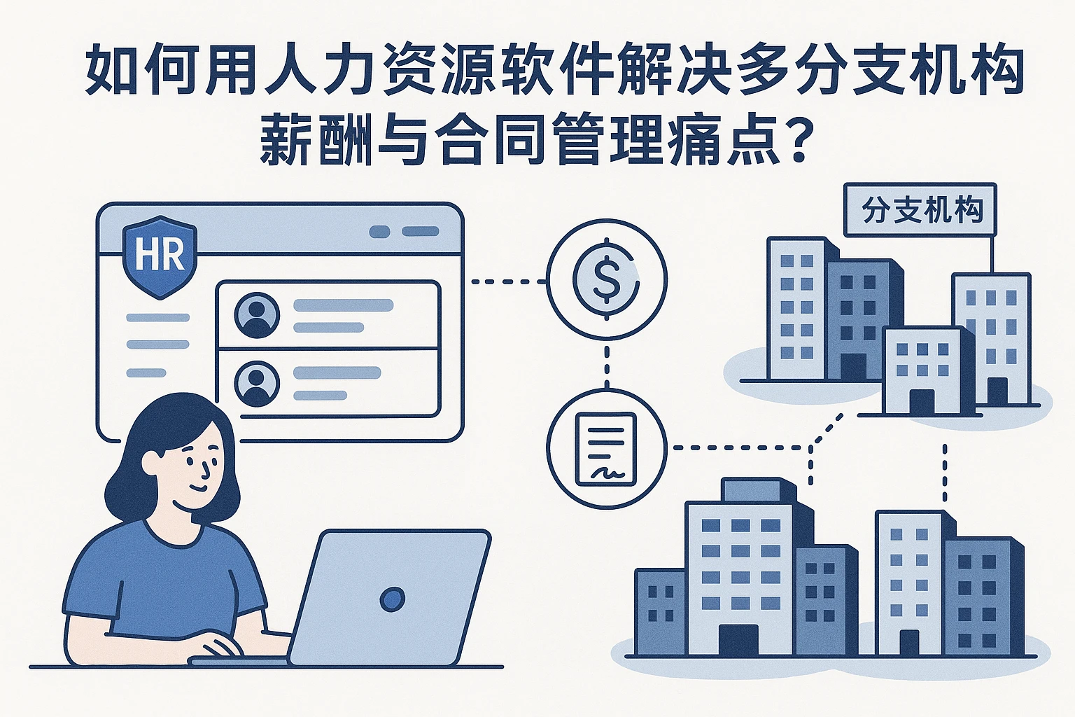 如何用人力资源软件解决多分支机构薪酬与合同管理痛点？
