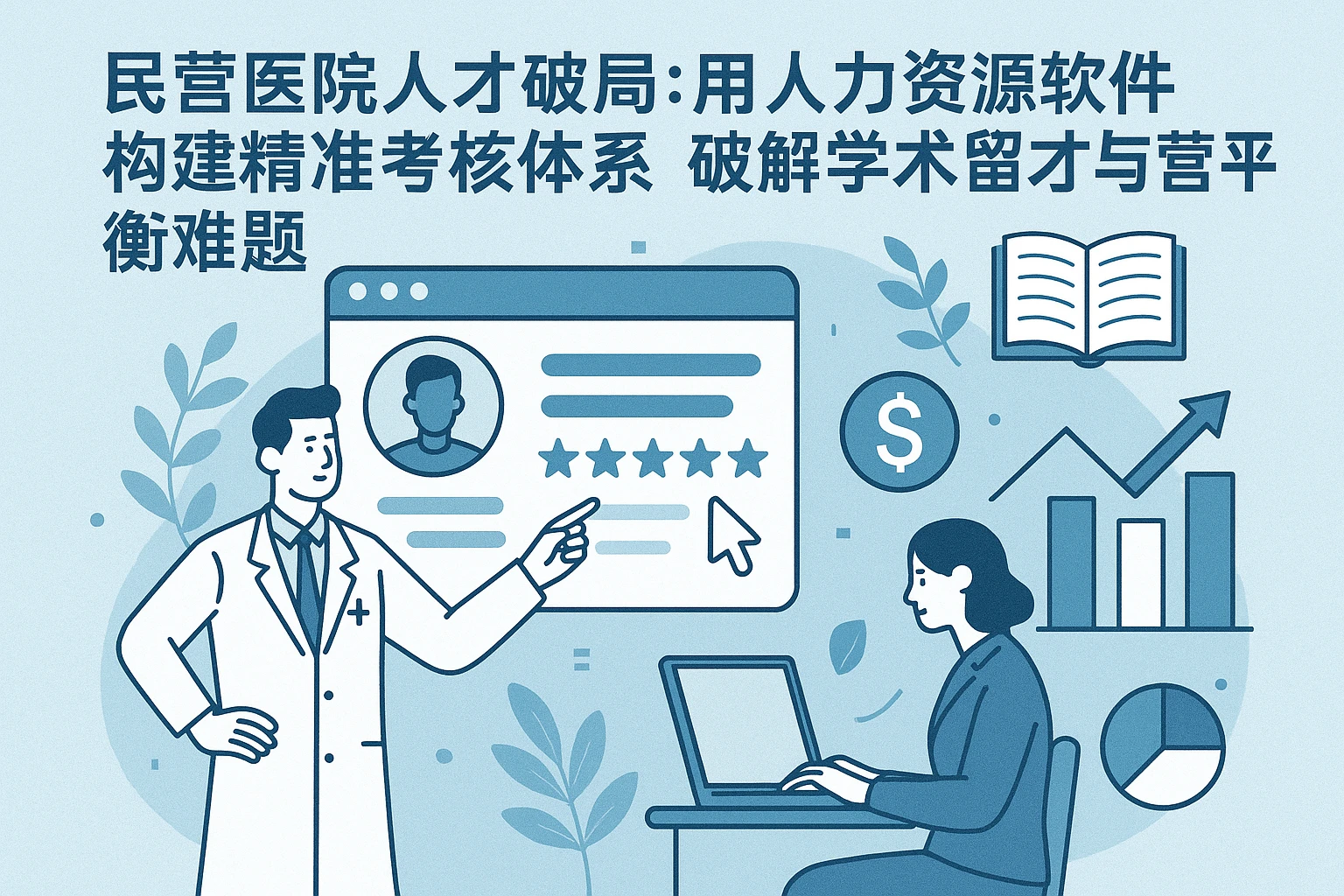 民营医院人才破局：用人力资源软件构建精准考核体系，破解学术留才与营销平衡难题