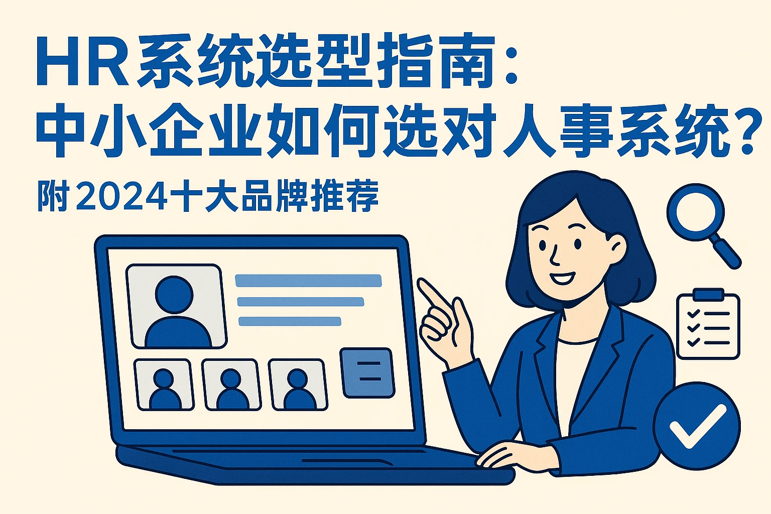 HR系统选型指南：中小企业如何选对人事系统？附2024十大品牌推荐