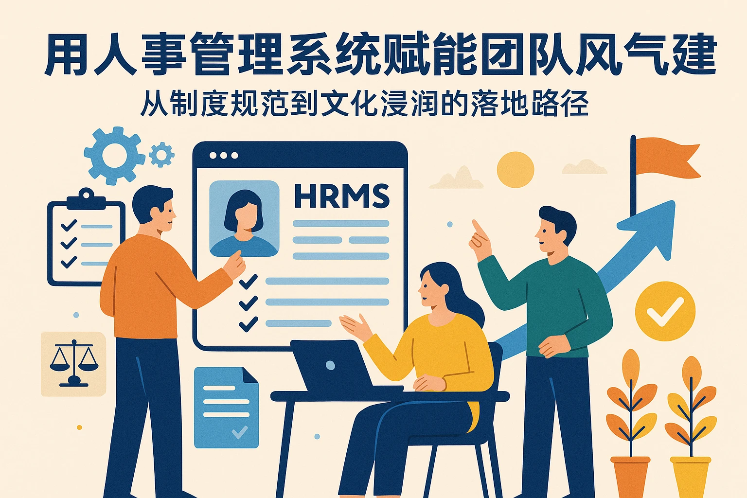 用人事管理系统赋能团队风气建设：从制度规范到文化浸润的落地路径