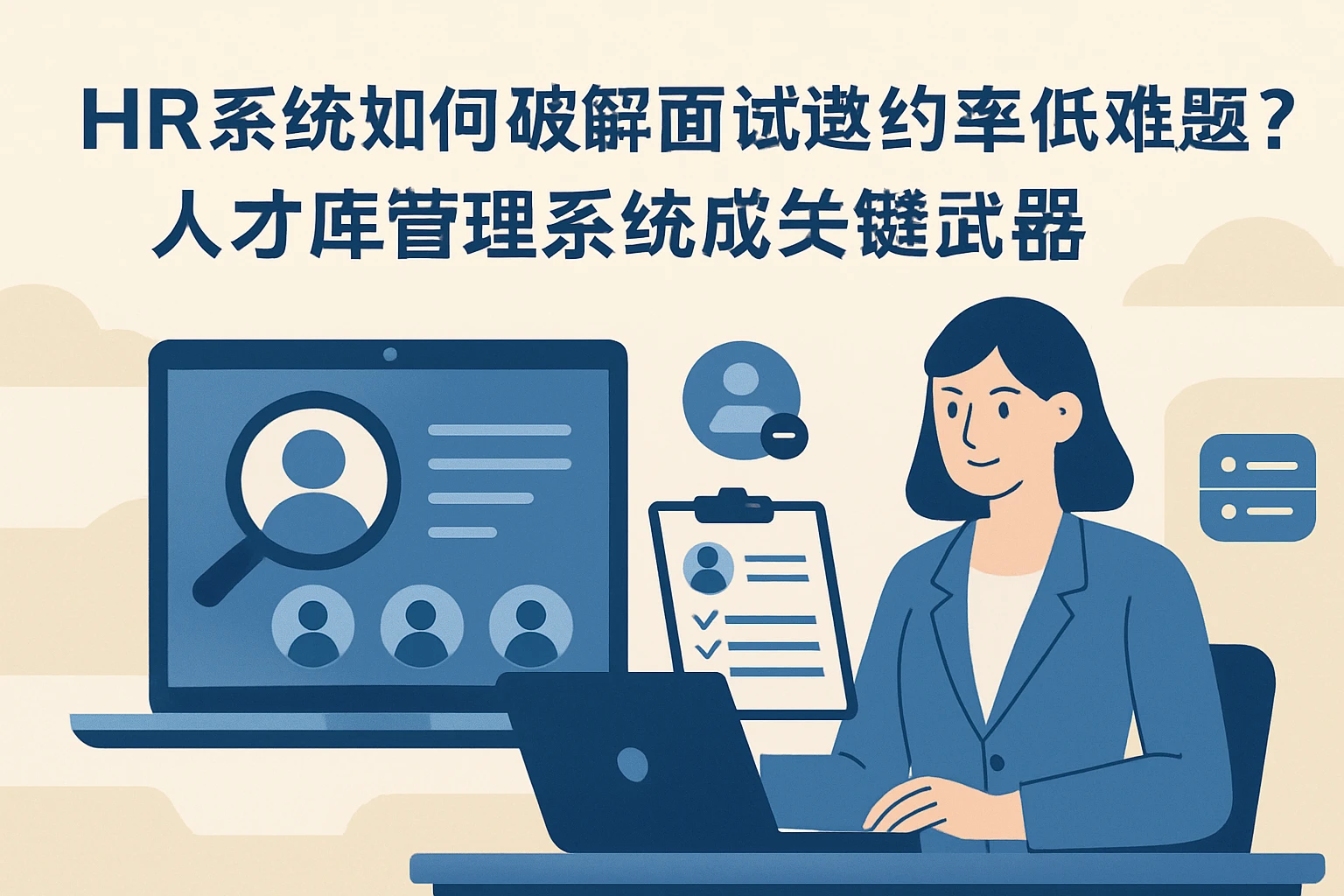 HR系统如何破解面试邀约率低难题？人才库管理系统成关键武器
