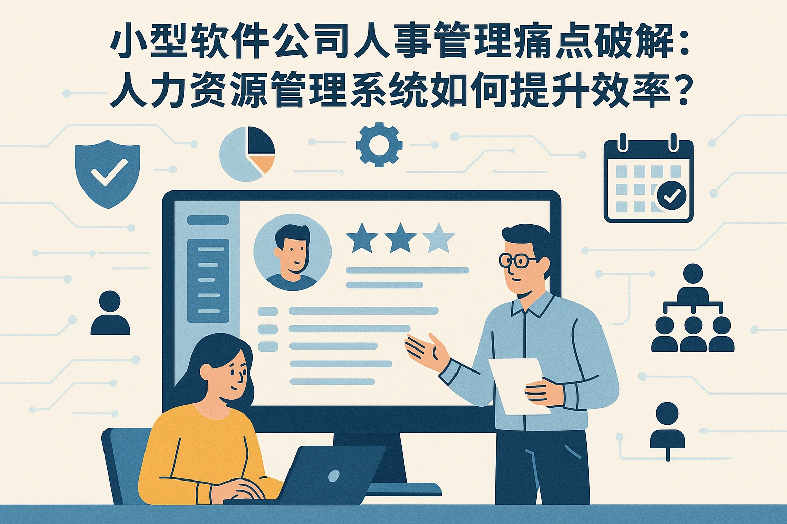小型软件公司人事管理痛点破解：人力资源管理系统如何提升效率？