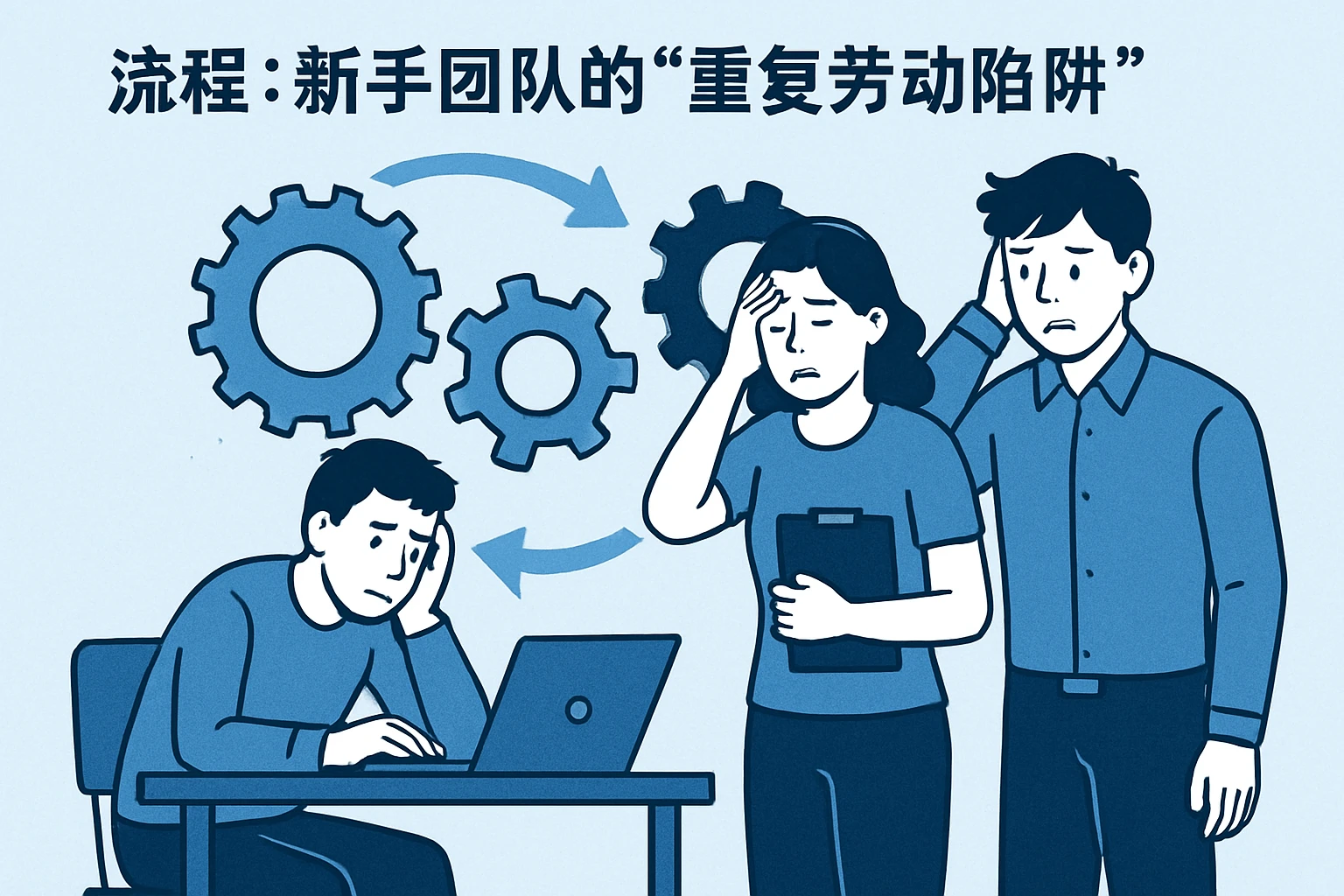 2. 流程：新手团队的“重复劳动陷阱”