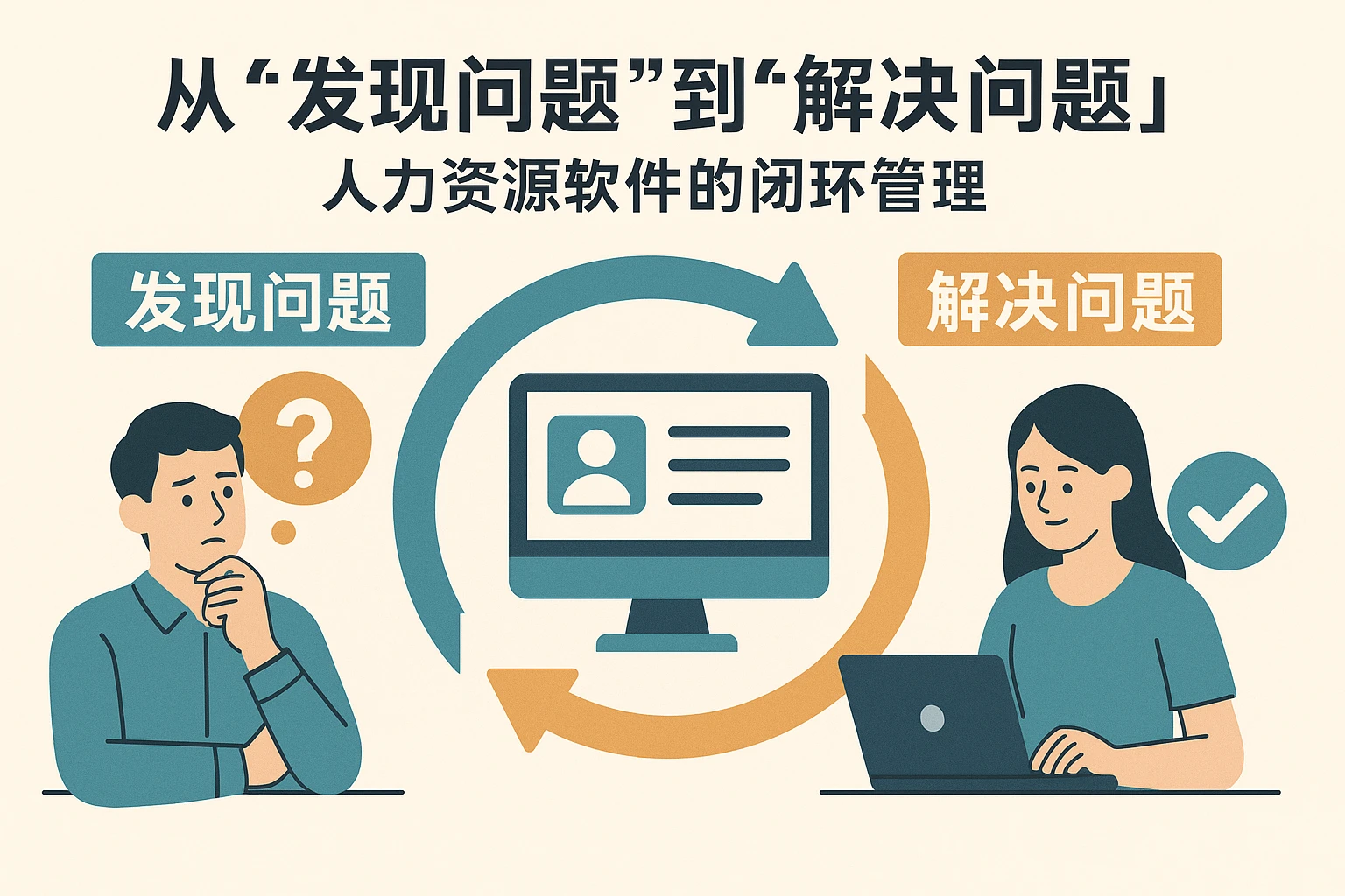 2. 从“发现问题”到“解决问题”：人力资源软件的闭环管理
