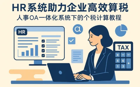 HR系统助力企业高效算税:人事OA一体化系统下的个税计算教程
