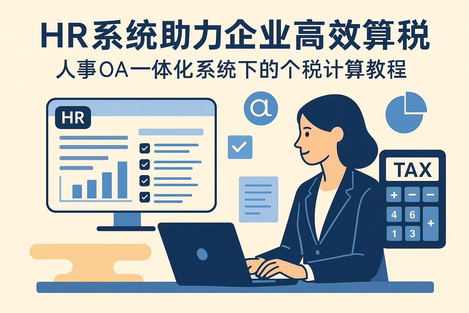 HR系统助力企业高效算税：人事OA一体化系统下的个税计算教程