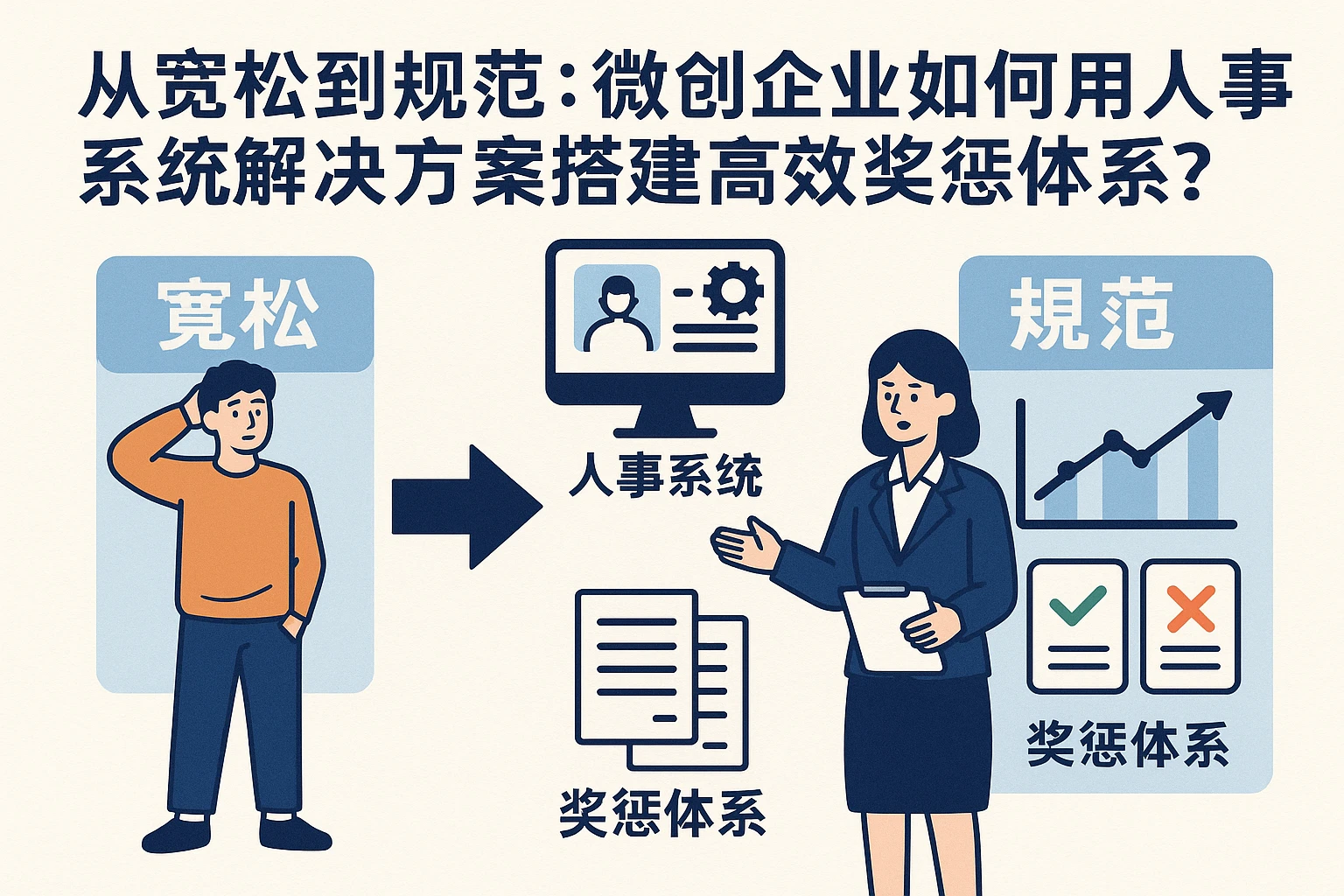 从宽松到规范：微创企业如何用人事系统解决方案搭建高效奖惩体系？