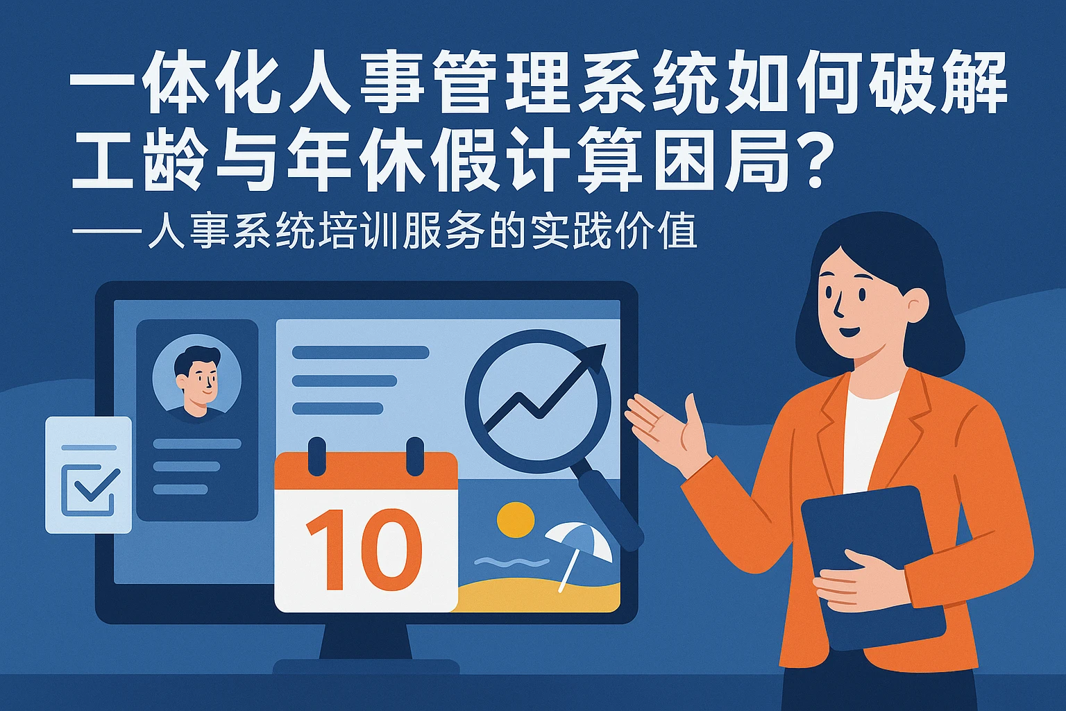 一体化人事管理系统如何破解工龄与年休假计算困局？——人事系统培训服务的实践价值