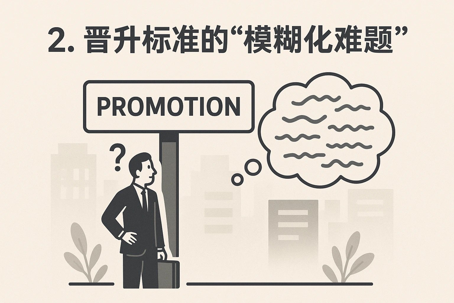 2. 晋升标准的“模糊化难题”