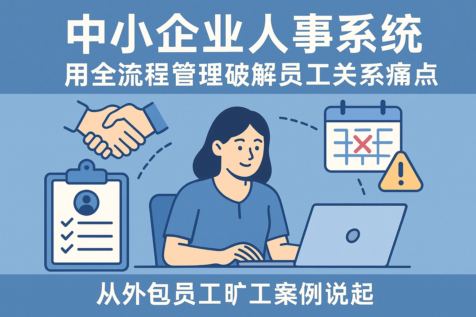 中小企业人事系统：用全流程管理破解员工关系痛点——从外包员工旷工案例说起