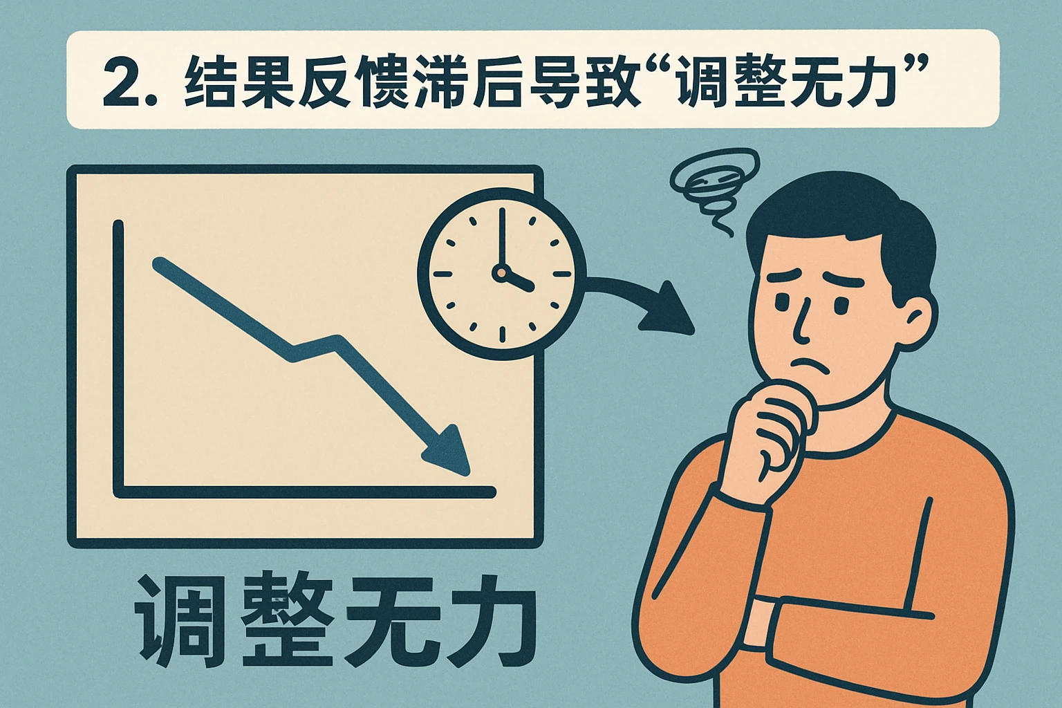 2. 结果反馈滞后导致“调整无力”