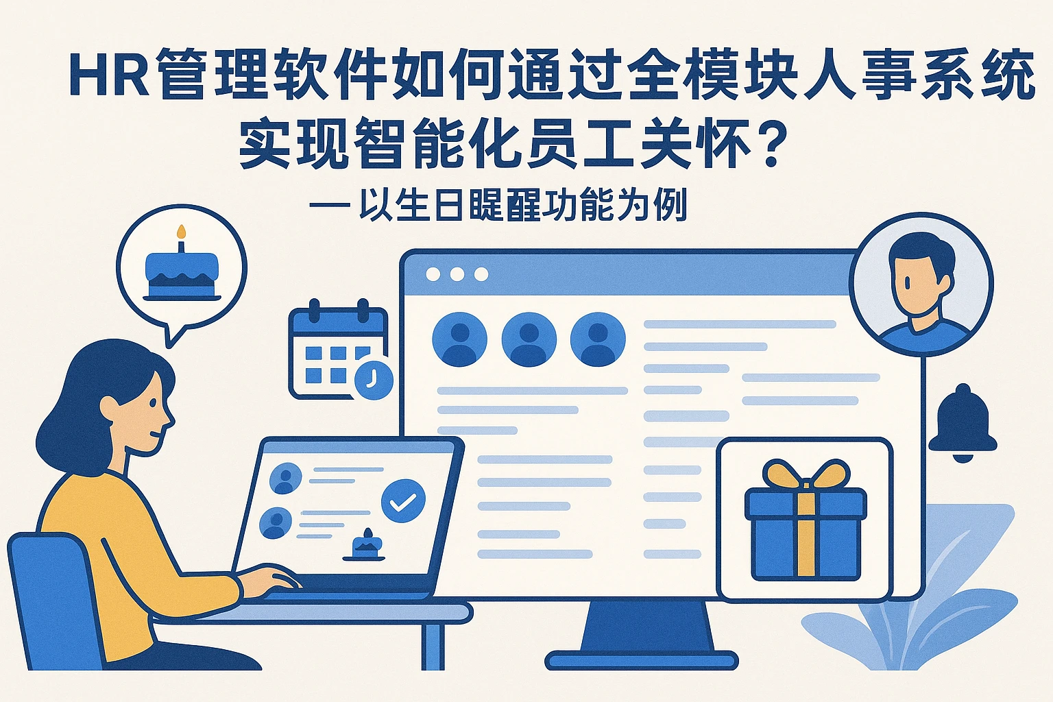 HR管理软件如何通过全模块人事系统实现智能化员工关怀？——以生日提醒功能为例