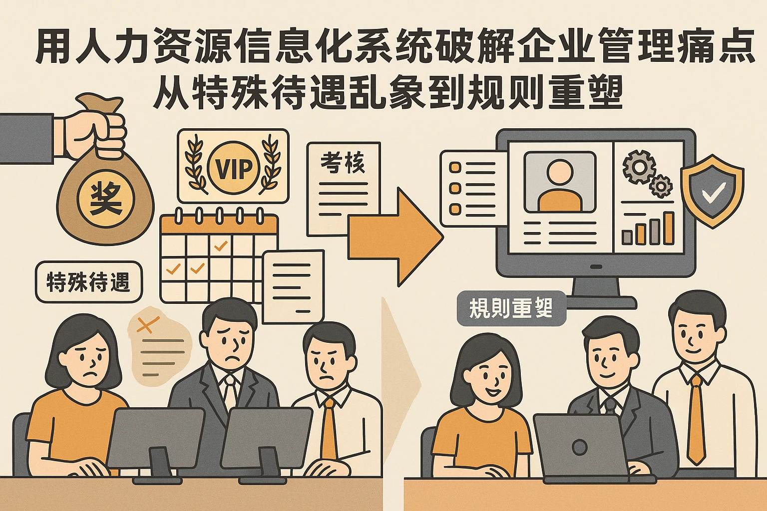 用人力资源信息化系统破解企业管理痛点：从特殊待遇乱象到规则重塑
