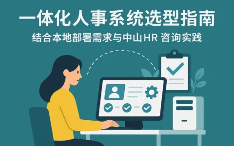 一体化人事系统选型指南：结合本地部署需求与中山HR咨询实践