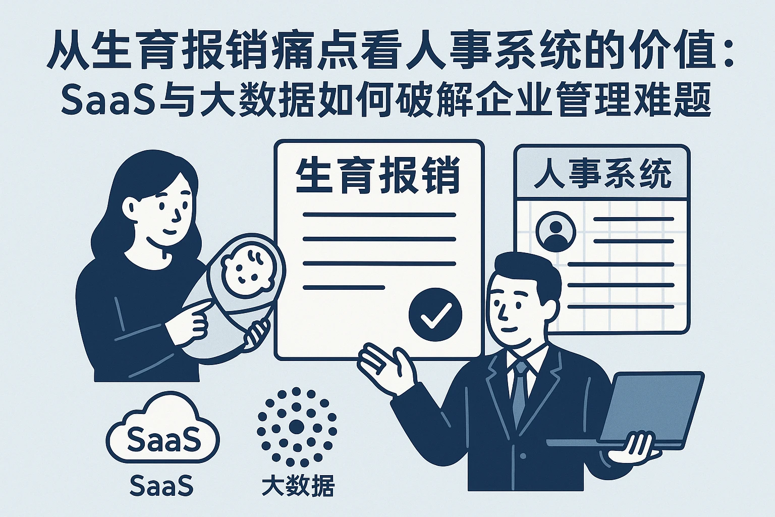 从生育报销痛点看人事系统的价值：SaaS与大数据如何破解企业管理难题