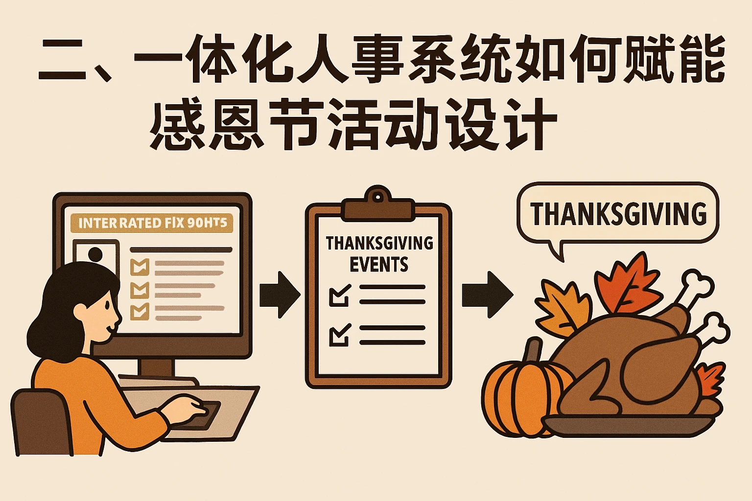 二、一体化人事系统如何赋能感恩节活动设计