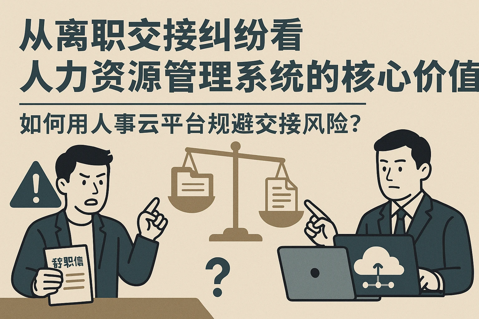 从离职交接纠纷看人力资源管理系统的核心价值：如何用人事云平台规避交接风险？