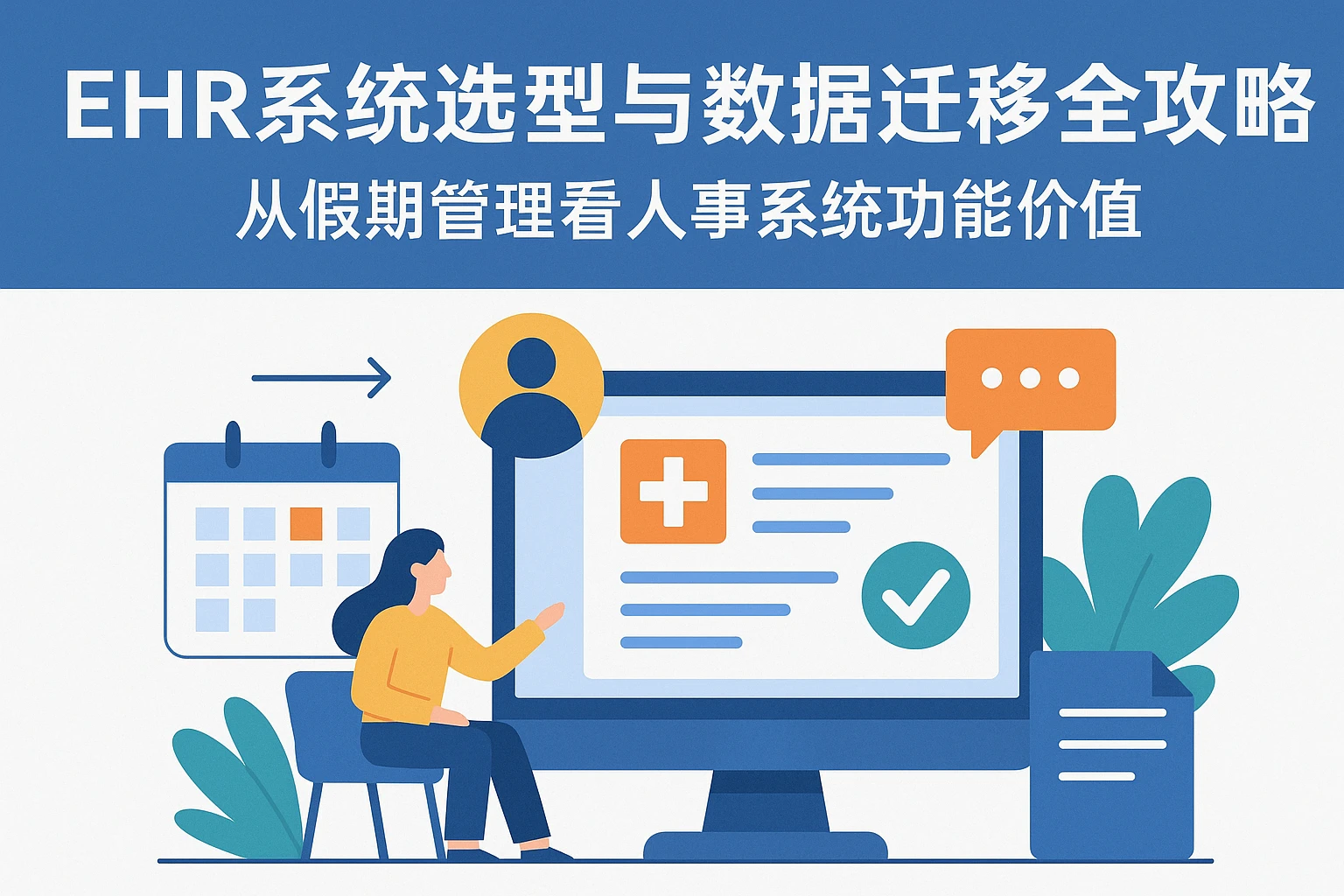 EHR系统选型与数据迁移全攻略：从假期管理看人事系统功能价值