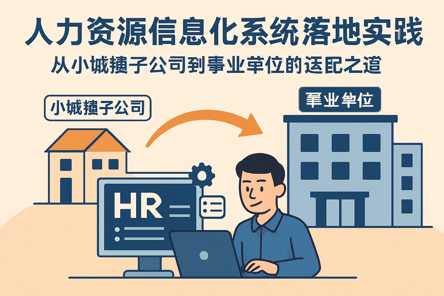 人力资源信息化系统落地实践：从小城镇子公司到事业单位的适配之道