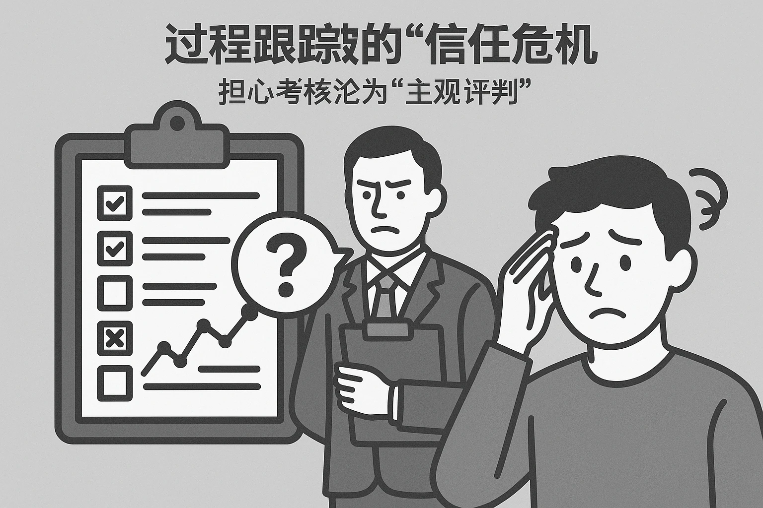 2. 过程跟踪的“信任危机”：担心考核沦为“主观评判”