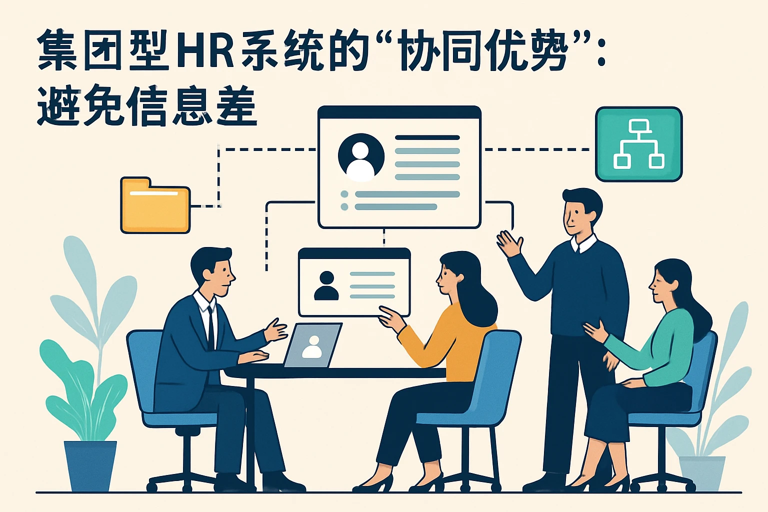 2. 集团型HR系统的“协同优势”：避免信息差